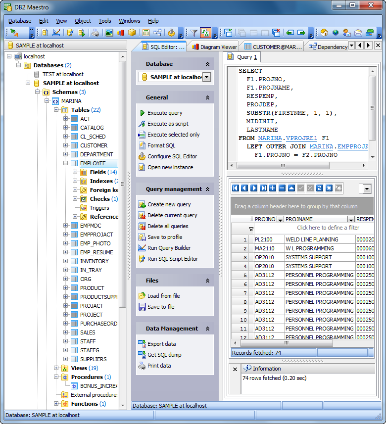 Tabbed MDI Interface