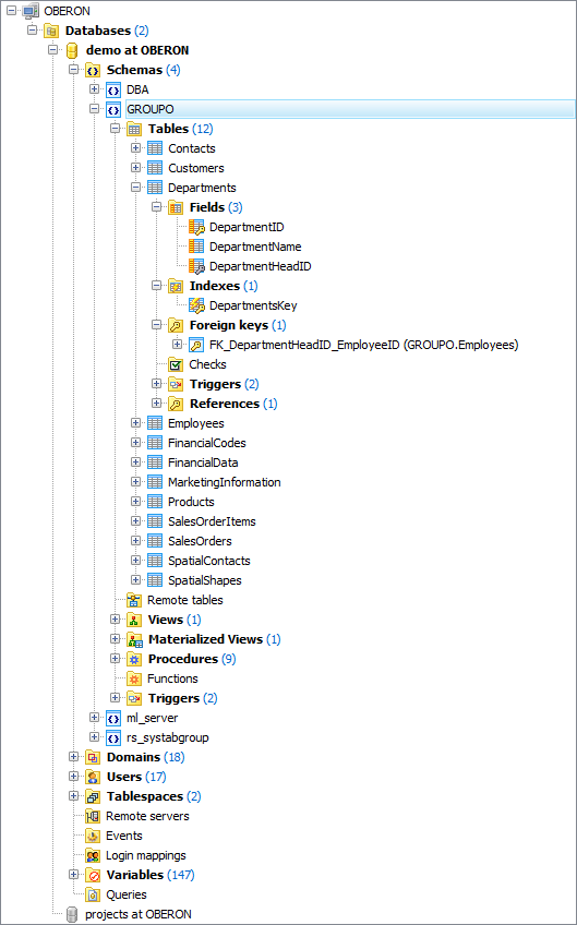 Database Explorer