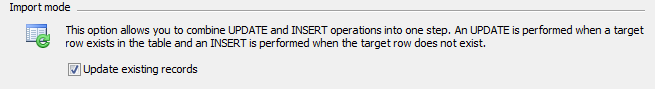 Data Import: updating existing records
